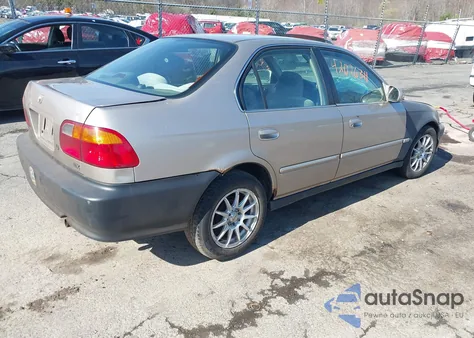 2000 Honda Civic Ex z USA, uszkodzony, nr VIN 2HGEJ864XYH584606